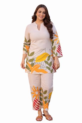 Ensemble kurta en coton respirant contre la chaleur et pour rester élégante