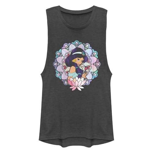 Débardeur Jasmine Disney pour fille t-shirt festival gris anthracite taille XS