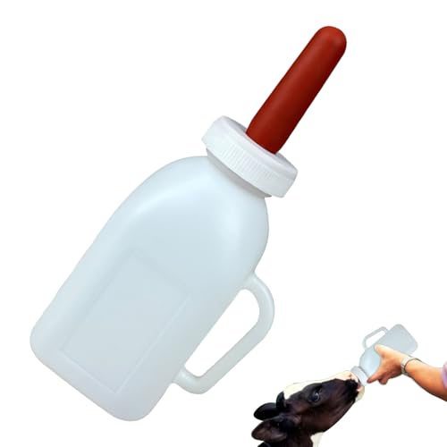 Alimentador de biberón para cordero: recipiente para leche de ternera, biberón para cabrito, herramienta de alimentación con tetina suave, biberones de leche de granja duraderos, equipo de alimentació