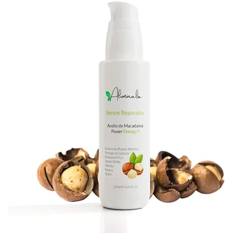 Serum Pelo Anti Frizz Reparador Profesional con Aceite de Macadamia y Vitamina E (125 ml) Cover