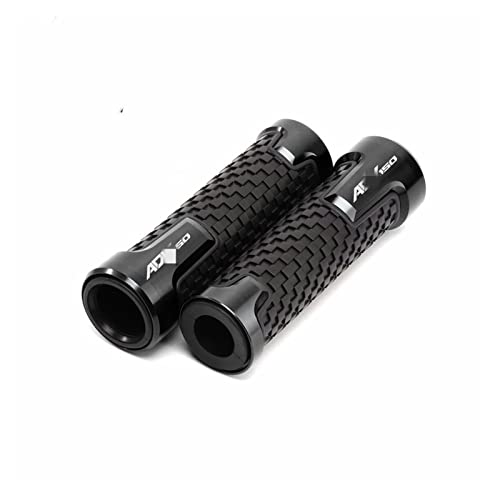 Poignées de guidon moto et capuchons de valve noirs pour ADV150 2019-2020