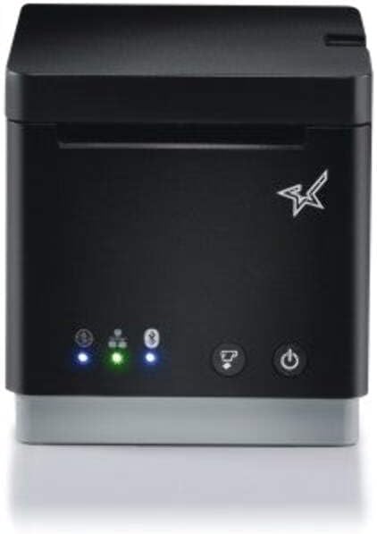 Star Micronics MCP21LB Black, Thermal Printer Ethernet LAN & USB interfaces, 39653190 (Ethernet LAN & USB interfaces Autocutter - Partial Cut (11mm top Margin) StarPRNT Emulation Incl EU & UK PSU)