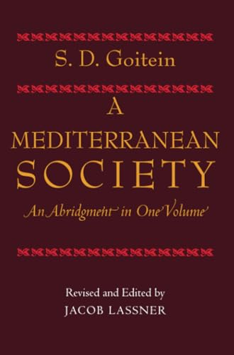 Mediterranean Society, An Abridgment in One Volume