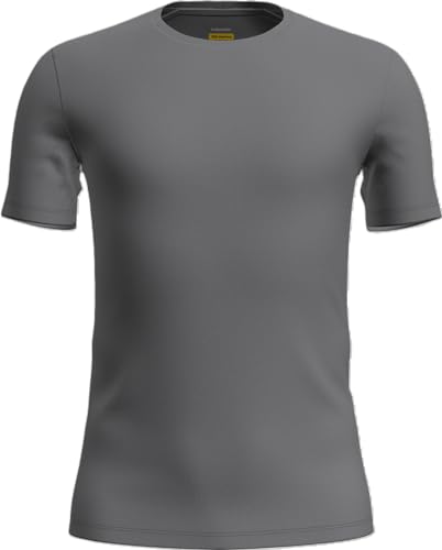 Icebreaker Men’s Merino Anatomica Short Sleeve Crewe T-Shirt - Jet Heather - Small