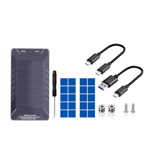 Caja Externa para SSD M.2 SATA 10Gbps Compatible M2 NGFF NVME miniatura 3