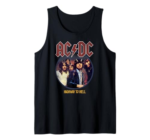 Oficial AC/DC Highway To Hell Rock Música Rock Band Camiseta sin Mangas