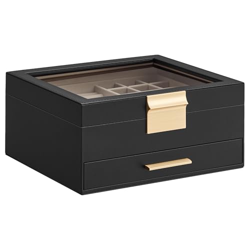 SONGMICS GISELLA Collection - Jewelry Box Organizer, 2-Layer Jewelry Storage
