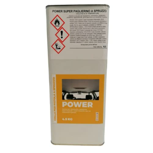 Tendaggimania ® Colle pour pistolet à pulvérisation haute température - Colle pour toit auto, caoutchouc mousse, panneaux insonorisants, tissus - Poids 4,50 kg
