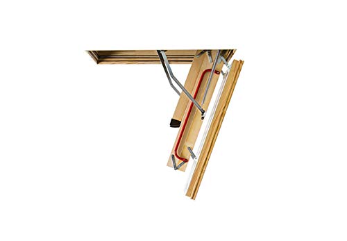 FAKRO LWT 66891 Wooden Thermo Attic Ladder with 12.5 R-Value for 22-Inch x 47-Inch Rough Openings - Thumbnail 2