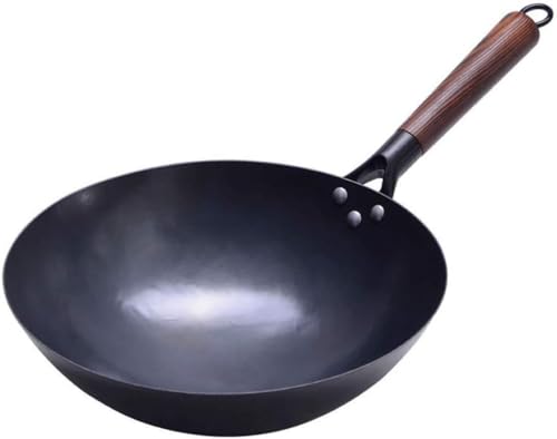 Wok de hierro 34 cm con asas y antiadherente miniatura 1