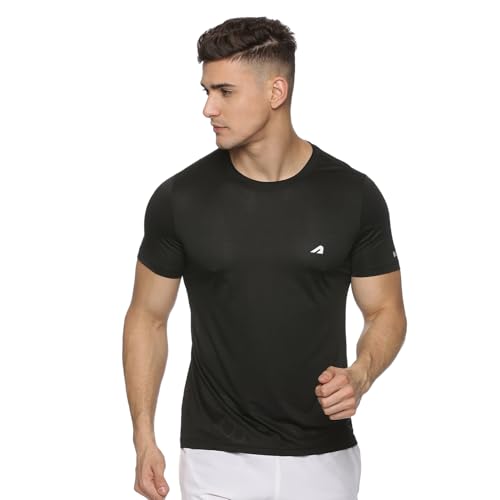 Boldfit Gym T Shirts for Men Workout Breathable T Shirt for Man Active Wear Sports Tshirt for Men Lightweight Gym Tshirts for Man Dry Fit Running T Shirts for Boys Regular Fit Sports Tshirts