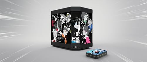 Image of Hyte Y60 Persona 3 Reload Official Mid-Tower ATX Gaming PC Desktop Case - Panoramic Tempered Glass - Dual Chamber - High Airflow Chassis - PCIE 4.0 Riser Cable Included - Black