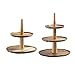 DHLIZI Supporto per torte multi-livello, supporto in legno, piatto rotondo per frutta, per feste di compleanno, cibo e server (colore: C)