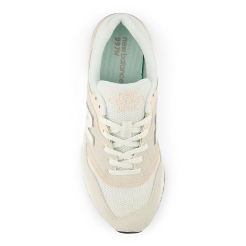 New Balance Women's 997H V1 Sneaker, Linen/Sea Salt/Vintage Rose, 10 M