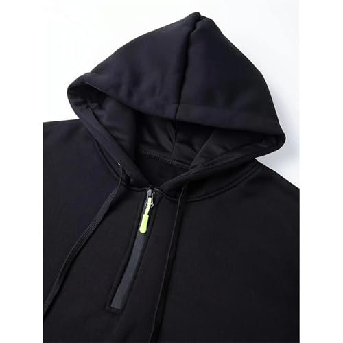 Quarter Zip Pullover Men Long Sleeve Workout Hoodie men's fashion hoodies sweatshirts4
