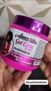 Anna Telles Gel Cera 250g O Segredo das Trancistas, 8.81 Ounce (Pack of 1), White