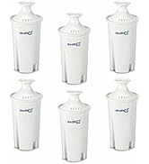 HealthAZ Water Filter Cartridge, Replacement for Brita Classic (6 Filter Cartridge)