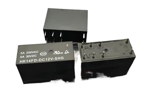 Relais HK14FD-DC12V-SHG 8PIN à commutation stable 5A pour protection des modules de domotique