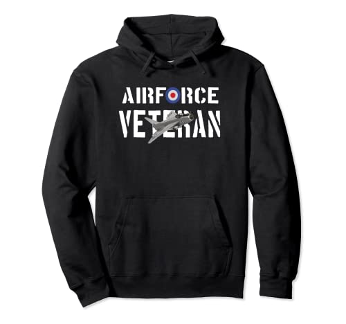Royal Airforce Veteran RAF - Rayo eléctrico inglés Sudadera con Capucha