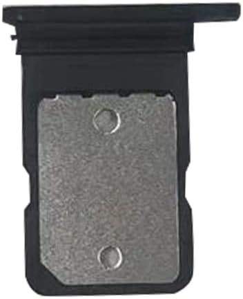 Sim Card Holder Slot MicroSD Tray Socket Replacement Compatible with Google Pixel 5a 5G 6.3 Inch (Black)