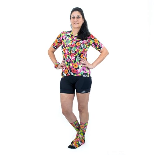 Camisa de Ciclismo Feminina Marcio May Funny Premium Spring Day