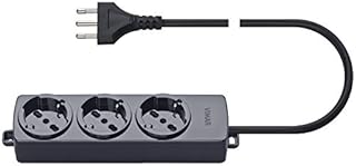 Vimar 01290.CC Presa multipla con 3 prese universali, cavo 2 metri