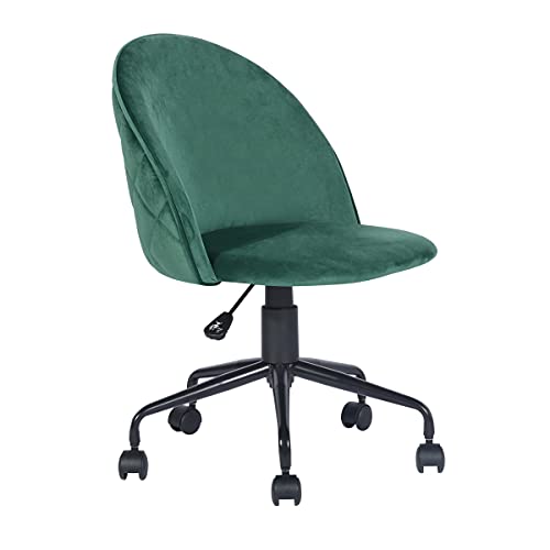 FitAtHome Sedie da Ufficio, Nylon, Verde, Middle