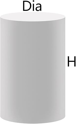 Miniatura 2 de Cubierta de zócalo blanca para fiesta de cumpleaños de bebé, recién nacido, baby shower, bautismo, comunión, bautizo, cubierta de cilindro,