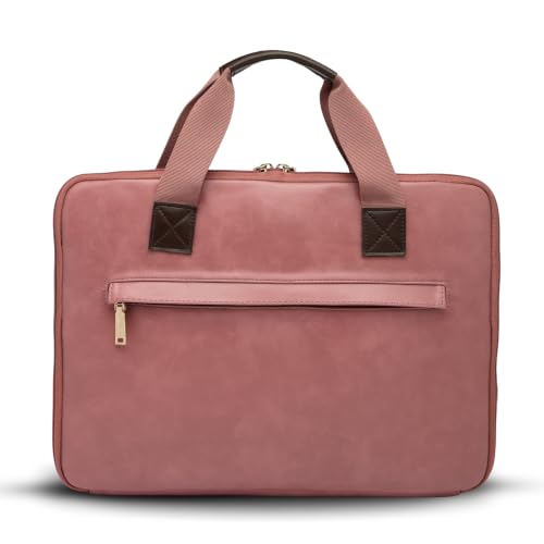 Image of VISMIINTREND Stylish Leather Laptop Bags for Men & Women | Office, Messenger, Shoulder, Handbag | Fits 13 inch,14 inch, 15.6 Inch Laptops, Macbook | Corporate Gifts for Men, Clients, Employees