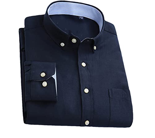 Chemise tricot Oxford à carreaux homme Pohullan coupe classique XL