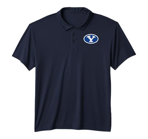 BYU Cougars Icon Officially Licensed Performance Polo Shirt
