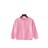 Toddler Baby Boy Girl Knit Sweater Long Sleeve Crew Neck Button Cardigans Infant Sweaters Fall...