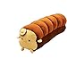 SXCYUDS Simulation créative Pain en Peluche Jouet Peluche Œuf poched tranchée Pain Longue Bande Oreiller Grand Coussin de Coussin de Couchage (Color : Long Dark Brown, Height : M)