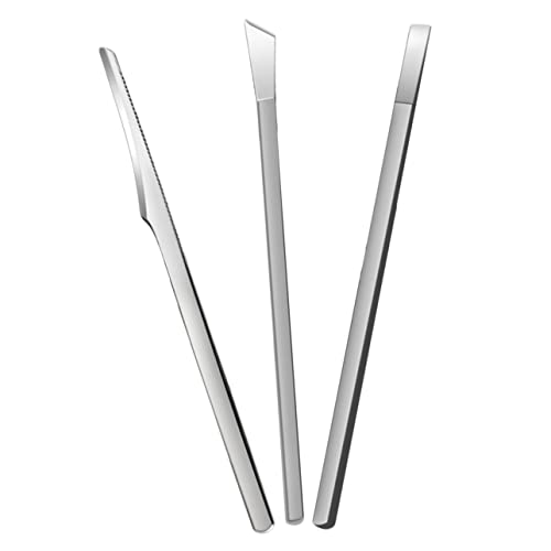 BESTYASH 3pcs Tool for Ingrown Nail Removal Professional Foot Care Kit with Sharp Blades Compact for Travel Includes Scraper Angle Blade