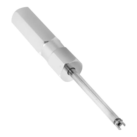 RRumo Tire Valve Stem Tool, Single Head Tire Automotive Car Motorcycle Truck Bike Screwdriver Valve Stem Core Remover and Installer Tool, 4.3Inches Cover
