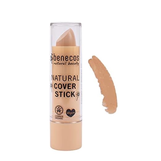 Benecos - natural beauty 95257 Cosmética orgánica de belleza natural - barra de cubierta - alta cobertura - sin talco - vegano - beige