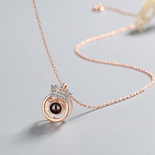 Collier projection en argent sterling et zircons de qualité prestige