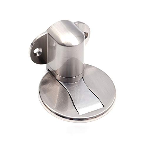Preisvergleich Produktbild ChengBeautiful Türstopper Tür-Saug-Toilette Einstellbarer Türbeständigkeit Unsichtbar Saugige Anti-Collision-Türstoßfänger Antikollisions-Türstopper (Farbe : Silver, Size : One Size)