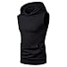 Herren Ärmellos Hoodie Tank top mit Waffel Kapuze Sport T-Shirt Muskelshirt Bodybuilding Ärmelloses T-Shirt Männer Gyms Muscle Shirts Tops