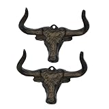 Photo Gallery womeet ganci appendiabiti rustici da parete, ganci decorativi in ghisa a forma di toro, resistenti, vintage, antichi, per appendere asciugamani, giacche, fattoria, fango, ingresso, armadio, nero, set Photo Gallery womeet ganci appendiabiti rustici da parete, ganci decorativi in ghisa a forma di toro, resistenti, vintage, antichi, per appendere asciugamani, giacche, fattoria, fango, ingresso, armadio, nero, set