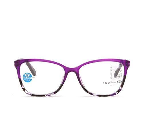 Fashion anti-blue reading glasses Progressive multifocal reading glasses Trendy colorful floral glasses Big frame reading glasses Various face glasses suitable for the elderly including glasses case a