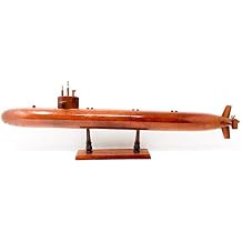 LA Class Submarine Wood Model