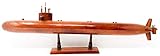 LA Class Submarine Wood Model