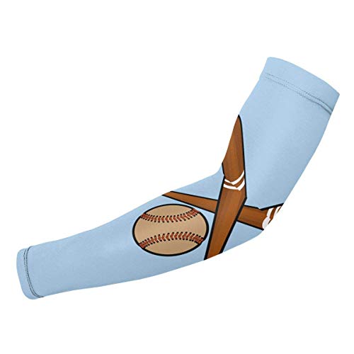 Lindsay Gosse Mangas para Brazos Deportes Unisexo Palo de béisbol Manga de Compresión Elástica Cubre Brazos Protección Sol UV