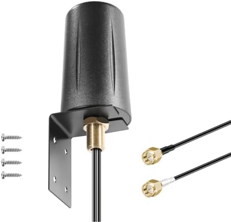 Antenne 4G Lte Sma Mâle Interna Mimo 5Dbi Gain Élevé Avec Base Magnétique Compatible Avec 4G Lte