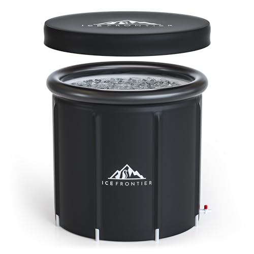 Ice Bath Outdoor Recover Tub de Ice Frontier - Bañera Premium Portátil para Adultos de Tamaño...