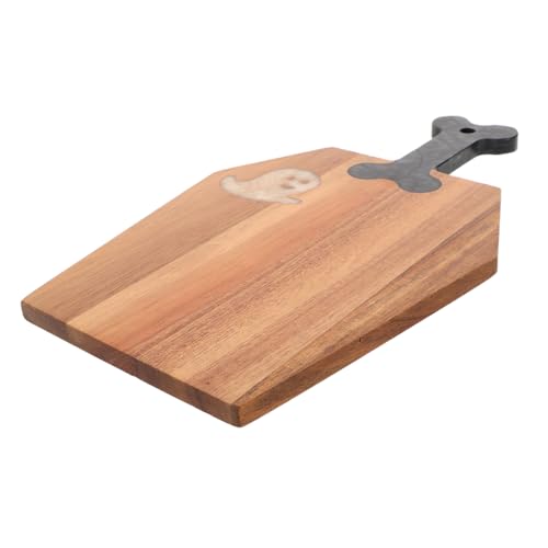 Cabilock Tagliere Halloween in con Tavola e Affettati Vassoio Portatile per Pizza e Snack Decorazione per Cucina e Feste Tema