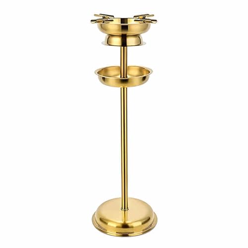 Posacenere da Terra per Esterni - Posacenere da Terra, Posacenere da Terra per Esterni per Patio, Contenitore per posacenere in Metallo per Fumatori Commerciali con Coperchio, per Hotel, EDI