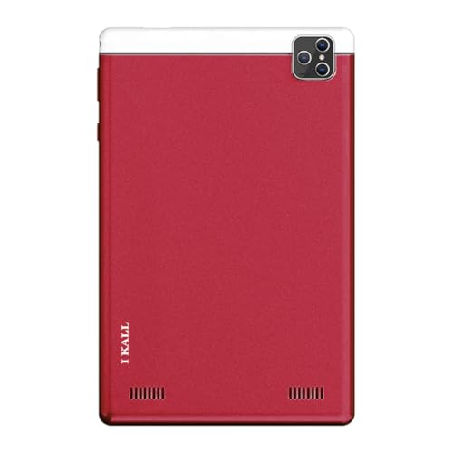 Image of IKALL N17 4G Tablet | 8 inch HD Display, 1.6GHz Octa-Core, 3GB RAM, 32GB Storage, Dual SIM & Volte /LTE (Red)