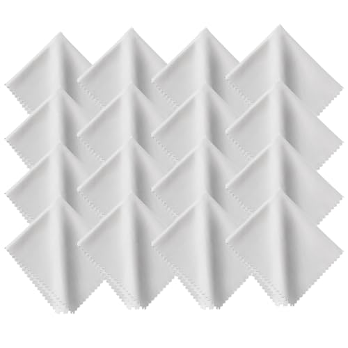 Xthel Microfiber Cleaning Cloths for Electronics - Cleans Lenses, Glasses, Screens, Cameras, Pad, iPhone, Eyeglasses, Cell Phone, LCD TV Screens and More (16)